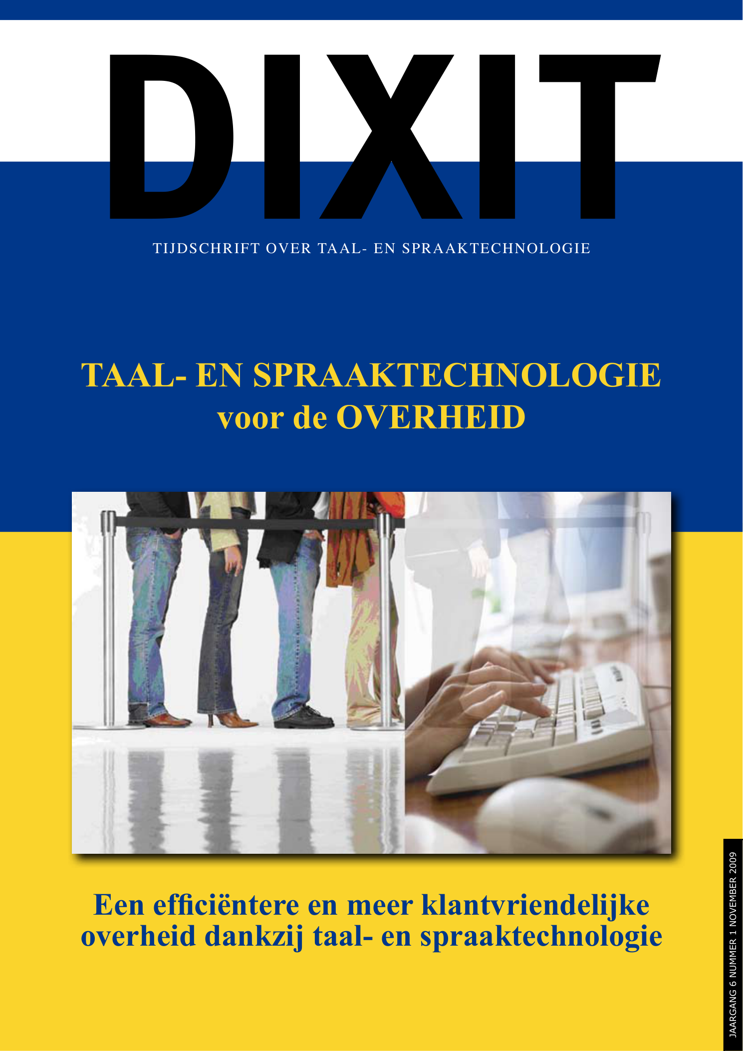 Omslag DIXIT 2009 — TST voor de Overheid