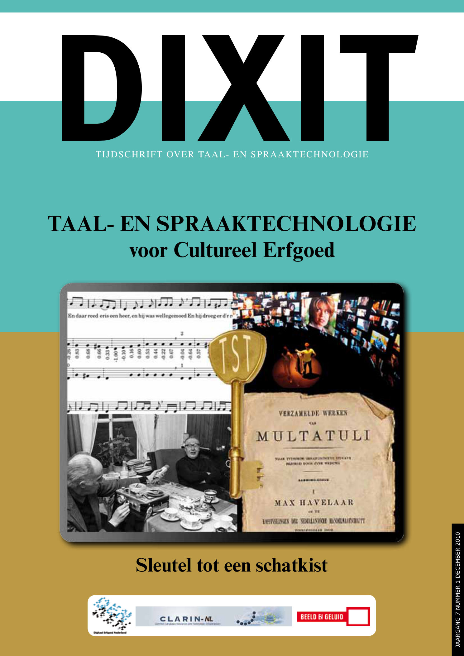 Omslag DIXIT 2010 — TST voor Cultureel Erfgoed