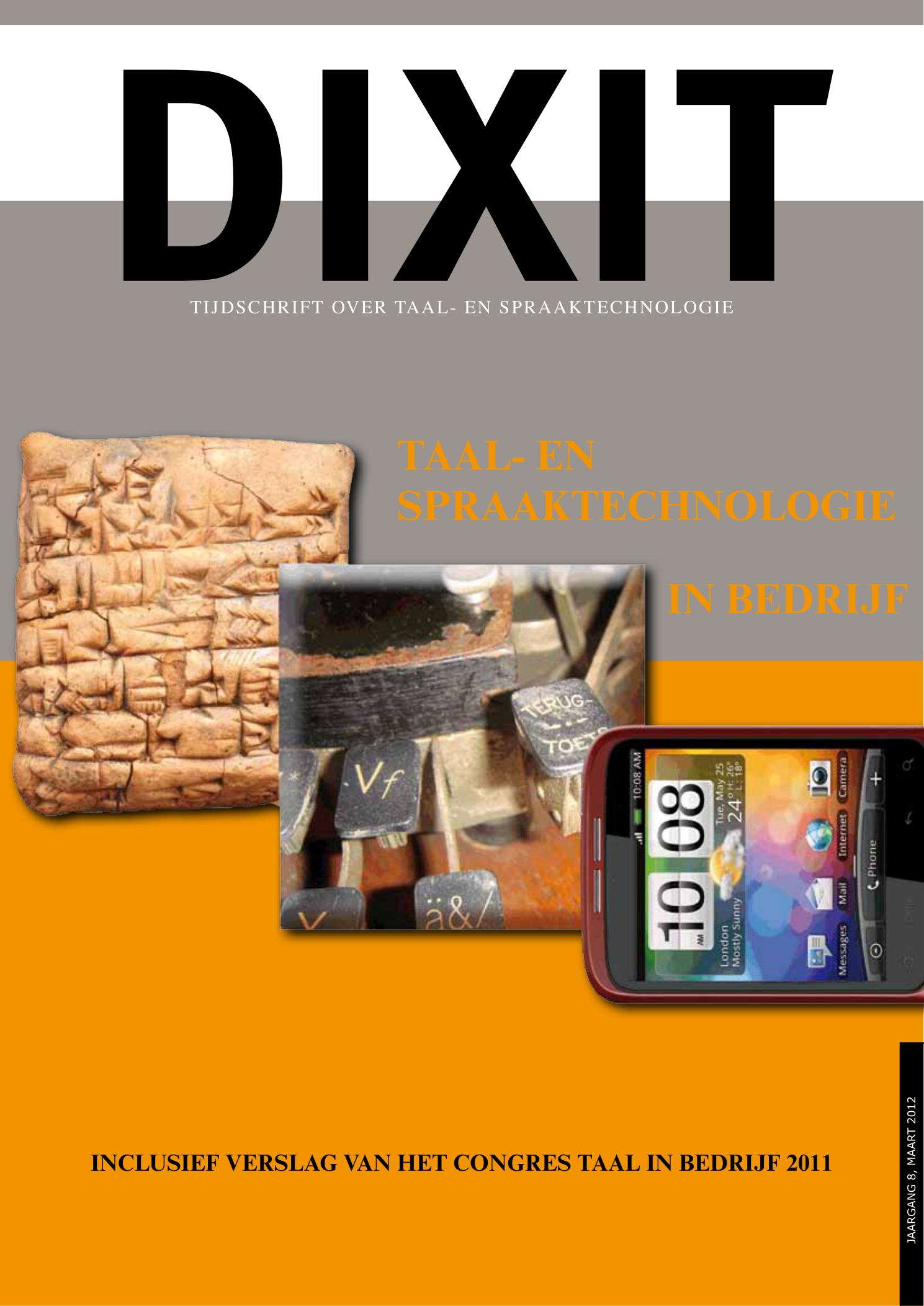 Omslag DIXIT 2011 — TST in Bedrijf