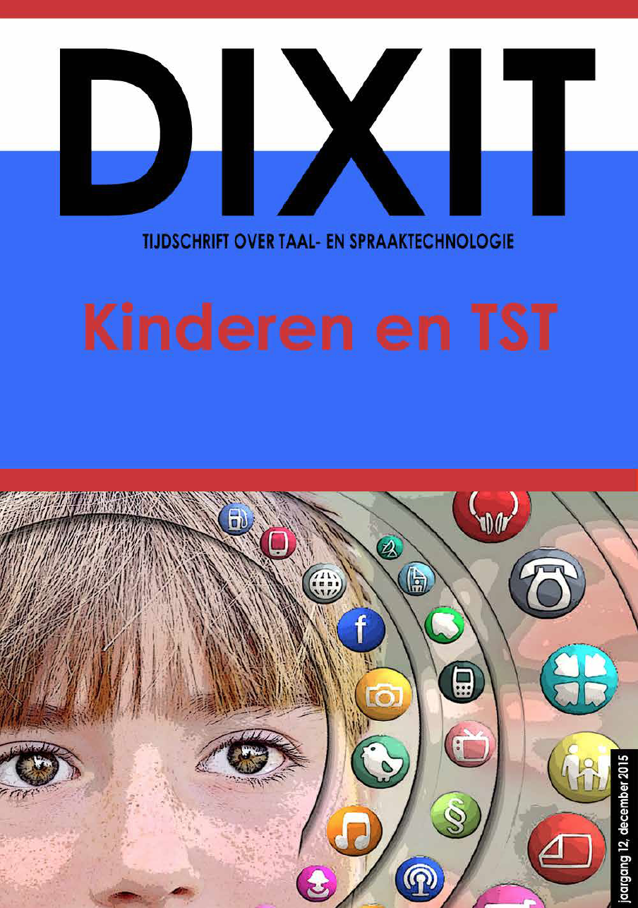 Omslag DIXIT 2015 — TST en Kinderen