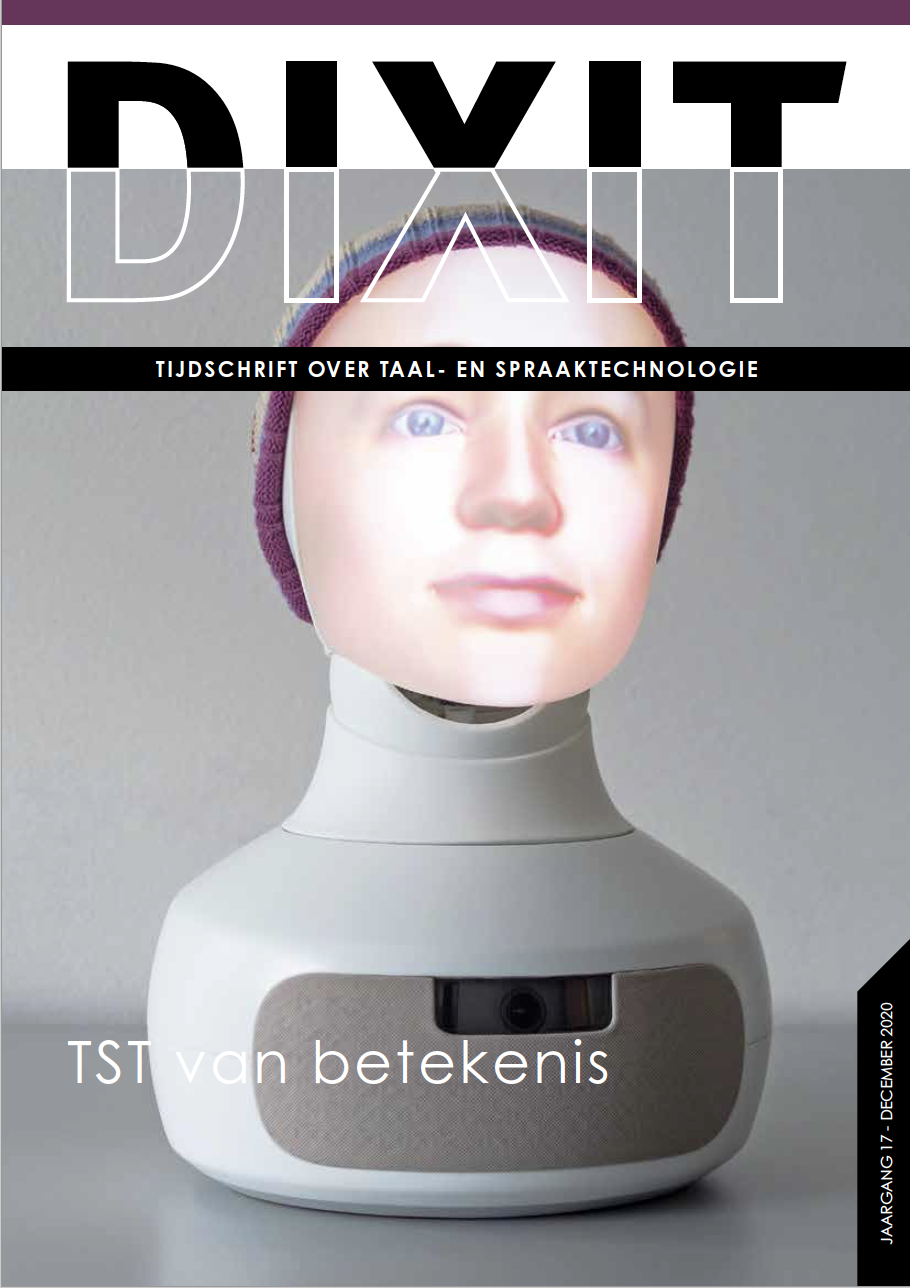 Omslag DIXIT 2020 — TST & Begrijpen